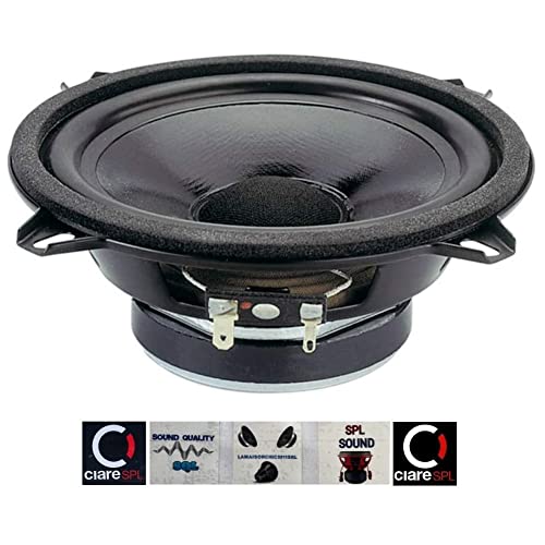 1 WOOFER CIARE CW130Z CW 130Z Lautsprecher 13,00 cm 130 mm Durchmesser 50 watt rms 100 watt max impedanz 4 ohm autotür türen gummifederung, 1 stück + 5 Stickers von Ciare