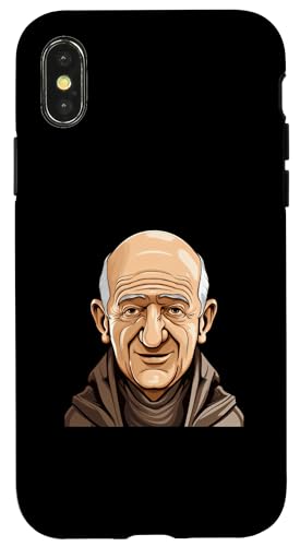 Cicero-Karikatur Hülle für iPhone X/XS von Cicero Philosophy Art Style Designs