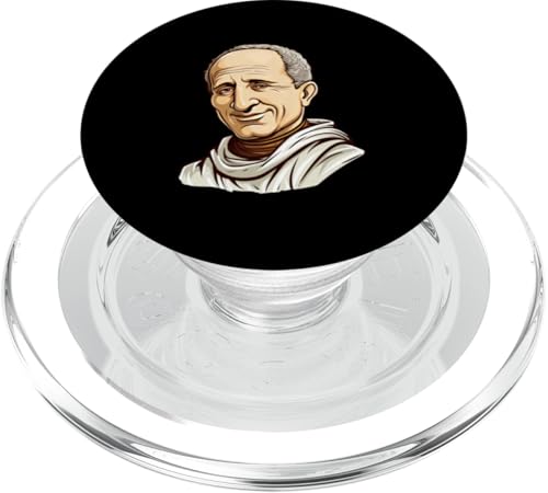 Cicero-Karikatur PopSockets PopGrip für MagSafe Cicero-Karikatur PopSockets PopGrip für MagSafe von Cicero Philosophy Art Style Designs