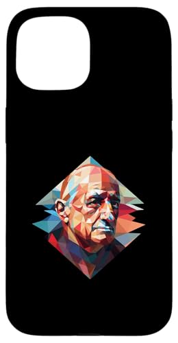 Cicero Kubismus Hülle für iPhone 15 von Cicero Philosophy Art Style Designs