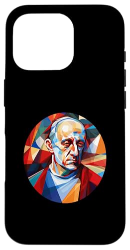 Cicero Kubismus Hülle für iPhone 16 Pro von Cicero Philosophy Art Style Designs