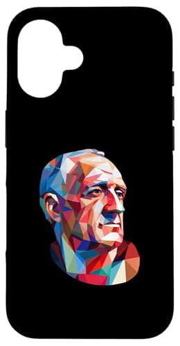 Cicero Kubismus Hülle für iPhone 16 von Cicero Philosophy Art Style Designs