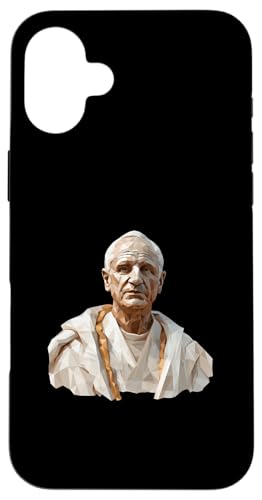 Cicero Low Poly Art Hülle für iPhone 16 Plus von Cicero Philosophy Art Style Designs
