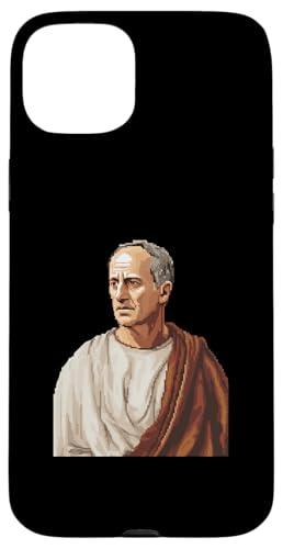Cicero Pixelkunst Hülle für iPhone 15 Plus von Cicero Philosophy Art Style Designs