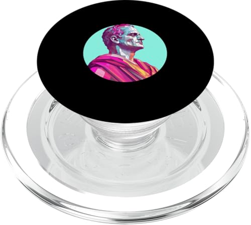 Cicero Vaporwave PopSockets PopGrip für MagSafe Cicero Vaporwave PopSockets PopGrip für MagSafe von Cicero Philosophy Art Style Designs