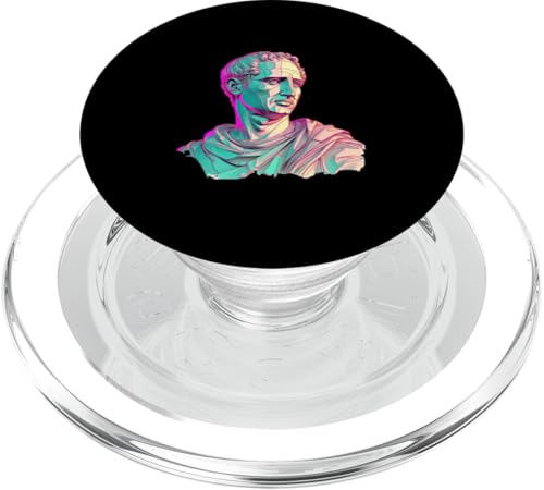 Cicero Vaporwave PopSockets PopGrip für MagSafe Cicero Vaporwave PopSockets PopGrip für MagSafe von Cicero Philosophy Art Style Designs