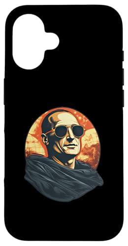 Cicero mit Sonnenbrille Hülle für iPhone 16 von Cicero Philosophy Art Style Designs