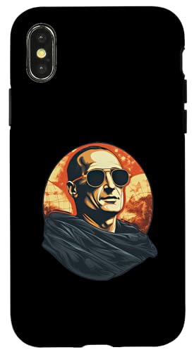 Cicero mit Sonnenbrille Hülle für iPhone X/XS von Cicero Philosophy Art Style Designs