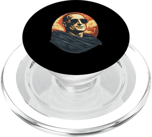 Cicero mit Sonnenbrille PopSockets PopGrip für MagSafe Cicero mit Sonnenbrille PopSockets PopGrip für MagSafe von Cicero Philosophy Art Style Designs