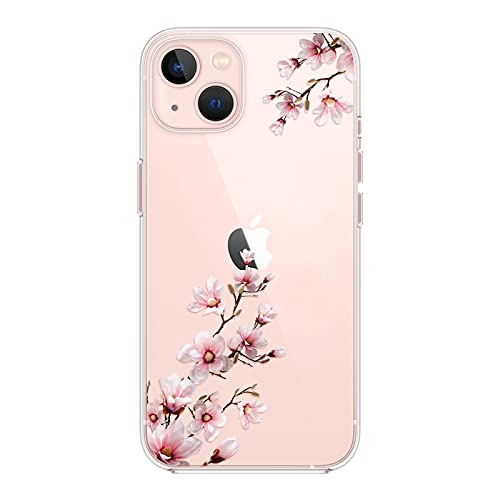 Kristallklar Handyhülle Kompatibel mit iPhone 13 Mini Hülle, Schlank Weich Flexibel Dünne Klar Silikon Hülle, Cover Transparent mit Motiv Blumen Schützt vor Stößen Case 5,4 Zoll - Pfirsichblüte Kristallklar Handyhülle Kompatibel mit iPhone 13 Mini Hülle, Schlank Weich Flexibel Dünne Klar Silikon Hülle, Cover Transparent mit Motiv Blumen Schützt vor Stößen Case 5,4 Zoll - Pfirsichblüte von Ciciber TTUSY