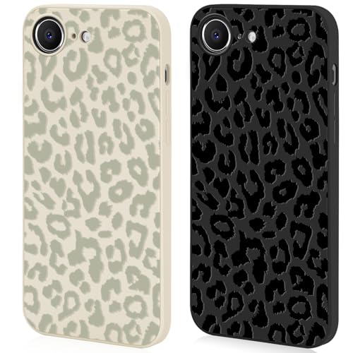 Ciciber 2 Stück Handyhülle für iPhone 16e Hülle Silikon mit Muster Leopard Matte Case Stoßfest Dünn Ästhetik Frauen Mädchen Weich TPU Schutzhülle Tasche, 01 Ciciber 2 Stück Handyhülle für iPhone 16e Hülle Silikon mit Muster Leopard Matte Case Stoßfest Dünn Ästhetik Frauen Mädchen Weich TPU Schutzhülle Tasche, 01 von Ciciber Ttusy