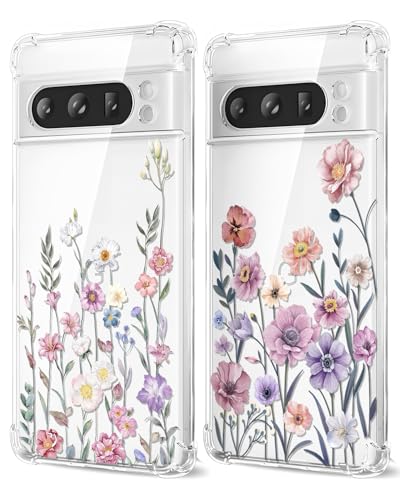 Ciciber Ttusy 2 Stück Hülle für Google Pixel 8 Pro, Transparent Handyhülle mit Muster Blumen Case Stoßfest Aesthetic Frauen Mädchen Weich Silikon Klar TPU Schutzhülle für Google Pixel 8 Pro Ciciber Ttusy 2 Stück Hülle für Google Pixel 8 Pro, Transparent Handyhülle mit Muster Blumen Case Stoßfest Aesthetic Frauen Mädchen Weich Silikon Klar TPU Schutzhülle für Google Pixel 8 Pro von Ciciber Ttusy
