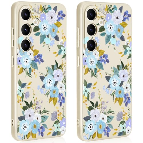 Ciciber Ttusy 2 Stück Hülle für Samsung Galaxy S23 FE Handyhülle Silikon mit Muster Blumen Matte Case Stoßfest Dünn Ästhetik Frauen Mädchen Weich TPU Schutzhülle Tasche für Samsung S23 FE Ciciber Ttusy 2 Stück Hülle für Samsung Galaxy S23 FE Handyhülle Silikon mit Muster Blumen Matte Case Stoßfest Dünn Ästhetik Frauen Mädchen Weich TPU Schutzhülle Tasche für Samsung S23 FE von Ciciber Ttusy