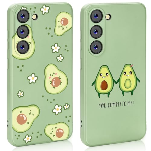 Ciciber Ttusy 2 Stück Hülle für Samsung Galaxy S23 Handyhülle Silikon mit Muster Avocado Matte Case Stoßfest Dünn Ästhetik Frauen Mädchen Weich TPU Schutzhülle Tasche für Samsung S23 Ciciber Ttusy 2 Stück Hülle für Samsung Galaxy S23 Handyhülle Silikon mit Muster Avocado Matte Case Stoßfest Dünn Ästhetik Frauen Mädchen Weich TPU Schutzhülle Tasche für Samsung S23 von Ciciber Ttusy