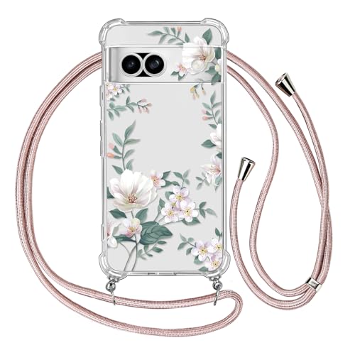 Ciciber Ttusy Handykette Hülle für Google Pixel 8A mit Band, Durchsichtig Muster Blumen Case Weiches Stoßfest Schutzhülle mit Kordel zum Umhängen Necklace HandyHülle für Google Pixel 8A, 03 Ciciber Ttusy Handykette Hülle für Google Pixel 8A mit Band, Durchsichtig Muster Blumen Case Weiches Stoßfest Schutzhülle mit Kordel zum Umhängen Necklace HandyHülle für Google Pixel 8A, 03 von Ciciber Ttusy