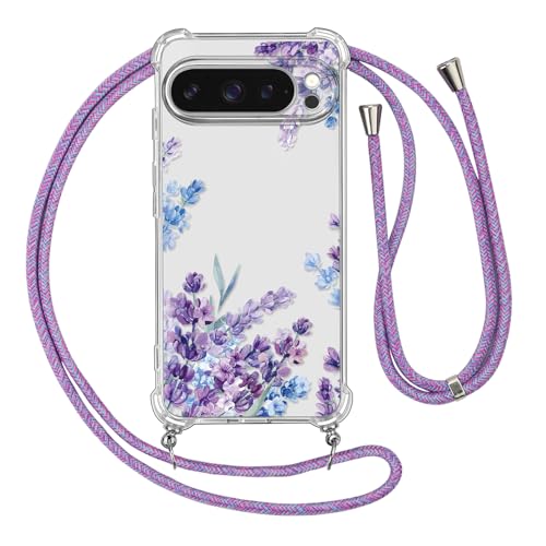 Ciciber Ttusy Handykette Hülle für Google Pixel 9 Pro XL mit Band, Durchsichtig Muster Blumen Case Weiches Silikon Stoßfest Schutzhülle mit Kordel zum Umhängen Necklace HandyHülle, 01 Ciciber Ttusy Handykette Hülle für Google Pixel 9 Pro XL mit Band, Durchsichtig Muster Blumen Case Weiches Silikon Stoßfest Schutzhülle mit Kordel zum Umhängen Necklace HandyHülle, 01 von Ciciber Ttusy