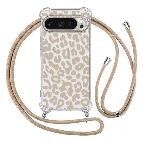 Ciciber Ttusy Handykette Hülle für Google Pixel 9 Pro XL mit Band, Durchsichtig Muster Leopard Case Stoßfest Weiches Silikon Schutzhülle mit Kordel zum Umhängen Necklace HandyHülle, 06 Ciciber Ttusy Handykette Hülle für Google Pixel 9 Pro XL mit Band, Durchsichtig Muster Leopard Case Stoßfest Weiches Silikon Schutzhülle mit Kordel zum Umhängen Necklace HandyHülle, 06 von Ciciber Ttusy