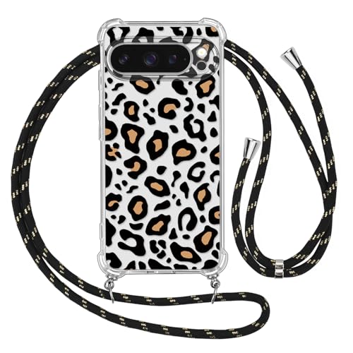 Ciciber Ttusy Handykette Hülle für Google Pixel 9 Pro XL mit Band, Durchsichtig Muster Leopard Case Stoßfest Weiches Silikon Schutzhülle mit Kordel zum Umhängen Necklace HandyHülle, 07 Ciciber Ttusy Handykette Hülle für Google Pixel 9 Pro XL mit Band, Durchsichtig Muster Leopard Case Stoßfest Weiches Silikon Schutzhülle mit Kordel zum Umhängen Necklace HandyHülle, 07 von Ciciber Ttusy