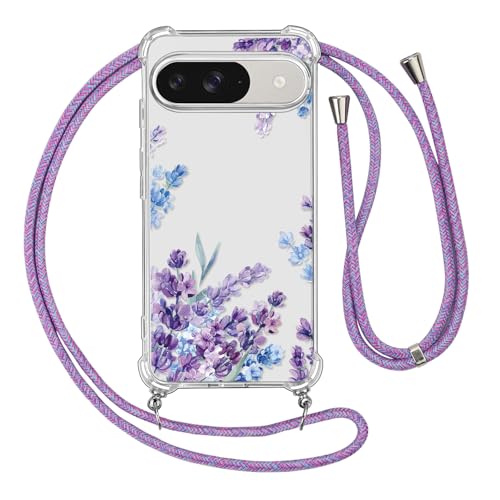 Ciciber Ttusy Handykette Hülle für Google Pixel 9 mit Band, Durchsichtig Muster Blumen Case Weiches Silikon Stoßfest Schutzhülle mit Kordel zum Umhängen Necklace HandyHülle für Google Pixel 9, 01 Ciciber Ttusy Handykette Hülle für Google Pixel 9 mit Band, Durchsichtig Muster Blumen Case Weiches Silikon Stoßfest Schutzhülle mit Kordel zum Umhängen Necklace HandyHülle für Google Pixel 9, 01 von Ciciber Ttusy