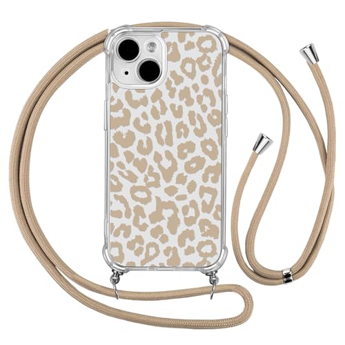 Ciciber Ttusy Handykette Hülle für iPhone 14 Plus mit Band, Stoßfest Durchsichtig Muster Leopard Case Weiches Silikon Schutzhülle mit Kordel zum Umhängen Necklace HandyHülle für iPhone 14 Plus, 06 Ciciber Ttusy Handykette Hülle für iPhone 14 Plus mit Band, Stoßfest Durchsichtig Muster Leopard Case Weiches Silikon Schutzhülle mit Kordel zum Umhängen Necklace HandyHülle für iPhone 14 Plus, 06 von Ciciber Ttusy