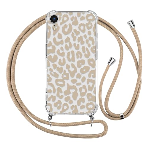 Ciciber Ttusy Handykette Hülle für iPhone XR mit Band, Stoßfest Durchsichtig Muster Leopard Case Weiches Silikon Schutzhülle mit Kordel zum Umhängen Necklace HandyHülle für iPhone XR, 06 Ciciber Ttusy Handykette Hülle für iPhone XR mit Band, Stoßfest Durchsichtig Muster Leopard Case Weiches Silikon Schutzhülle mit Kordel zum Umhängen Necklace HandyHülle für iPhone XR, 06 von Ciciber Ttusy