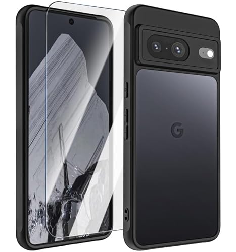 Ciciber für Google Pixel 8 Hülle, Handyhülle Pixel 8 Mattierte Durchscheinende Anti-Fingerabdruck Kratzfest Schutzhülle Stoßfest TPU Case Cover für Google Pixel 8 6,2 Zoll -Schwarz von Ciciber