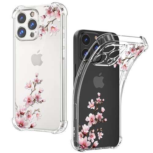 Ciciber für iPhone 16 Pro Max Hülle, Transparent Handyhülle für iPhone 16 Pro Max Dünn Mädchen Muster Stoßfest Schutzhülle iPhone 16 Pro Max Case TPU Cover mit Pfirsichblüte Blumen Motiv Ciciber für iPhone 16 Pro Max Hülle, Transparent Handyhülle für iPhone 16 Pro Max Dünn Mädchen Muster Stoßfest Schutzhülle iPhone 16 Pro Max Case TPU Cover mit Pfirsichblüte Blumen Motiv von Ciciber