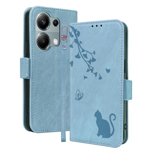 Cicili Handyhülle für Xiaomi Redmi Note 13 Pro 4G/Xiaomi Poco M6 Pro 4G - Leder Flip Case mit Ständer, Kartenfächern, Magnetischer Schließe - Blau Cicili Handyhülle für Xiaomi Redmi Note 13 Pro 4G/Xiaomi Poco M6 Pro 4G - Leder Flip Case mit Ständer, Kartenfächern, Magnetischer Schließe - Blau von Cicili