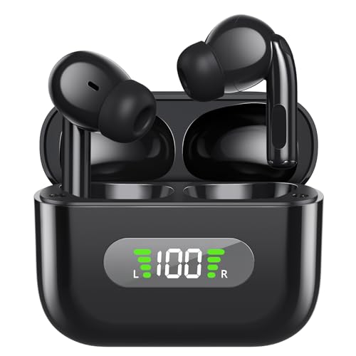 Ciciloud Bluetooth Kopfhörer, Bluetooth 5.3 Immersive HiFi-Stereo-Ohrhörer, tiefer Bass, 4 ENC-Mikrofone, 72 Stunden Spielzeit, angenehm zu tragen, IPX8 wasserdichte Kopfhörer Ciciloud Bluetooth Kopfhörer, Bluetooth 5.3 Immersive HiFi-Stereo-Ohrhörer, tiefer Bass, 4 ENC-Mikrofone, 72 Stunden Spielzeit, angenehm zu tragen, IPX8 wasserdichte Kopfhörer von Ciciloud