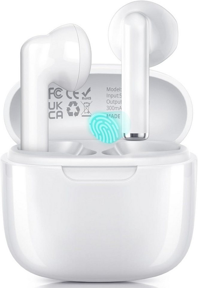 Ciciloud mit Die 13,2-mm-Graphen-Treiber liefern tiefe Bässe und klare Mitten In-Ear-Kopfhörer (Schweiß- und wasserfest – Mit IP7-Schutz trotzen die Ohrhörer Schweiß und Spritzwasser. Ideal für Sport, Alltag und kompatibel mit iOS- sowie Android-Geräten., Bluetooth, mit Stromverbrauch und stabile Verbindung bis zu 15 Meter Entfernung) Ciciloud mit Die 13,2-mm-Graphen-Treiber liefern tiefe Bässe und klare Mitten In-Ear-Kopfhörer (Schweiß- und wasserfest – Mit IP7-Schutz trotzen die Ohrhörer Schweiß und Spritzwasser. Ideal für Sport, Alltag und kompatibel mit iOS- sowie Android-Geräten., Bluetooth, mit Stromverbrauch und stabile Verbindung bis zu 15 Meter Entfernung) von Ciciloud
