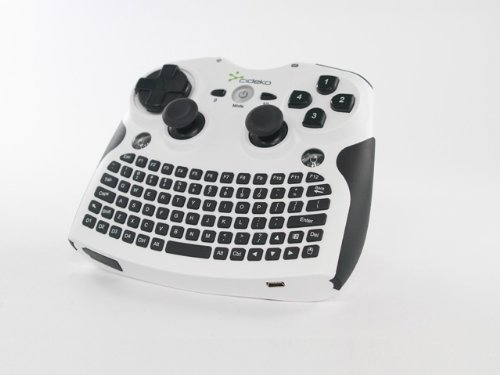 Cideko AK08 Mini Tastatur/Gyroskopische Maus + Wireless Joystick für PC/PS3 Weiß von Cideko