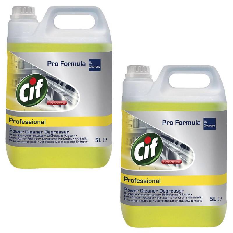Cif Fettlöser Professional 2x 5,0 l von Cif