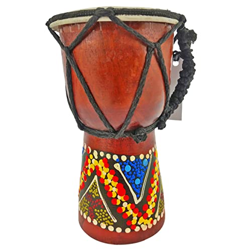 12cm Djembe Trommel Bongo Bunt Bemalt von Ciffre
