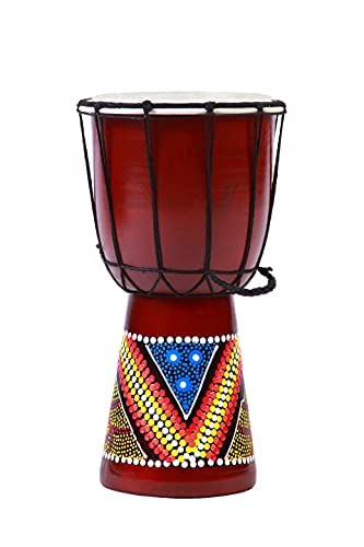 20cm Djembe Trommel Bongo Bunt Bemalt Kindertrommel Drum Kinder von Ciffre