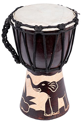 30cm Elefant Djembe Trommel Bongo + Anleitung M2 von Ciffre