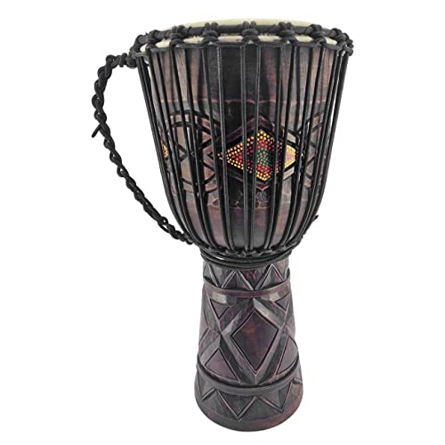 Große Trommel Djembe Darbuka Bongo Premium Rasta Style Sehr guter Klang 50cm U6 von Ciffre