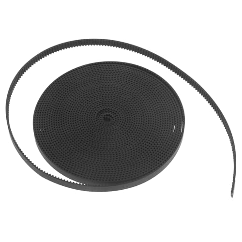 Ciieeo 1 Rolle Gürtel für 3D-Drucker GT2 Zahnriemen 3D-Druckerteile gürtel 3d drucker zeitliche Koordinierung Gummiriemen GT2-Riemen-3D-Drucker 6 mm GT2-Riemen Black von Ciieeo