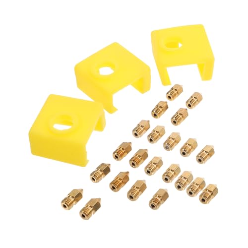 Ciieeo 1 Satz 3D -Druckdüsen -Kit Silikondüsenteile Hotend-Silikonhüllen Hotend-Socken Messing Yellow Ciieeo 1 Satz 3D -Druckdüsen -Kit Silikondüsenteile Hotend-Silikonhüllen Hotend-Socken Messing Yellow von Ciieeo
