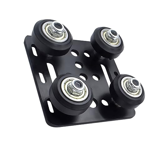 Ciieeo 1 Satz Riemenscheibe Aus Aluminiumprofil Extrusion Rad Mit Platte Für Drucker Aluminiumprofilräder Für 3d-druckerteile Spezielle Gleitplattenriemenscheibe Für Drucker Schwarz Ciieeo 1 Satz Riemenscheibe Aus Aluminiumprofil Extrusion Rad Mit Platte Für Drucker Aluminiumprofilräder Für 3d-druckerteile Spezielle Gleitplattenriemenscheibe Für Drucker Schwarz von Ciieeo