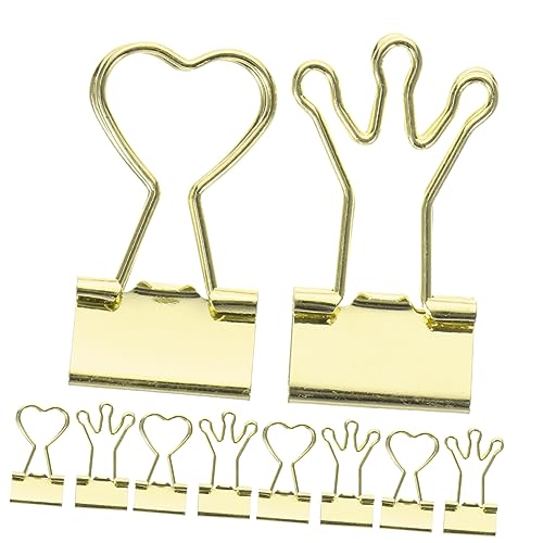 Ciieeo Clip-Binding-Set Dekorative Büroklammern Verschiedene Binder-Clips für Bürobedarf und Den Heimgebrauch von Ciieeo