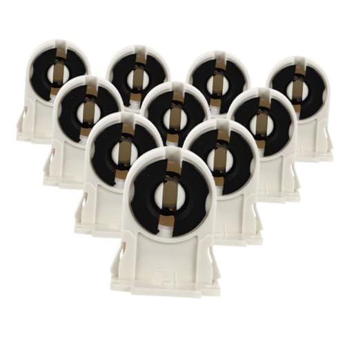 Ciieeo 10Stücke Fluoreszenzlichtrohrstecker Teiliges Lampenhalter für LED und Leuchtstoffröhren zu Installieren Langlebig und Zuverlässig für Pendelleuchten Ciieeo 10Stücke Fluoreszenzlichtrohrstecker Teiliges Lampenhalter für LED und Leuchtstoffröhren zu Installieren Langlebig und Zuverlässig für Pendelleuchten von Ciieeo