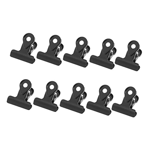 Ciieeo 10st Scharnierclips Aus Metall Datei Geldklammern Papierbinderklemme Bilder Clips Büroklammern Klammern Für Geldbinder Metallklammern Preisschild-Clips Geldbörse Rostfreier Stahl von Ciieeo