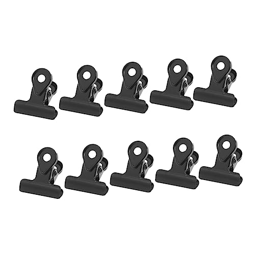 Ciieeo 10st Scharnierclips Aus Metall Preisschild-Clips Büroklammern Datei Geldklammern Metallklammern Bilder Clips Klammern Für Geldbinder Binderclips Aus Edelstahl Geldbörse Mini von Ciieeo