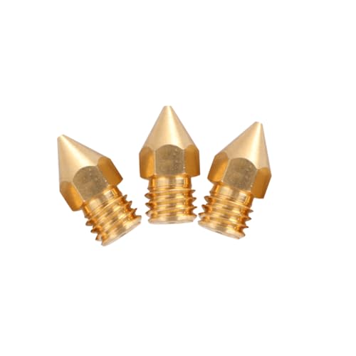 Ciieeo 12 Stück 3d -druckdüse Zubehör Extruderdüse Aus Messing Messingdüse Für 3d-drucker 3d-druckerdüse Golden von Ciieeo