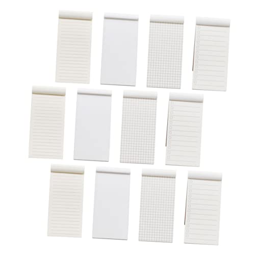 Ciieeo 12st Abreißbarer Notizblock Kraft-sammelalbum Taschennotizbuch DIY-skizzenbuch Linierter Kleiner Notizblock Tagebuch Mit Weichem Einband Zerreißbar Zeitplan Reisen Kraftpapier von Ciieeo