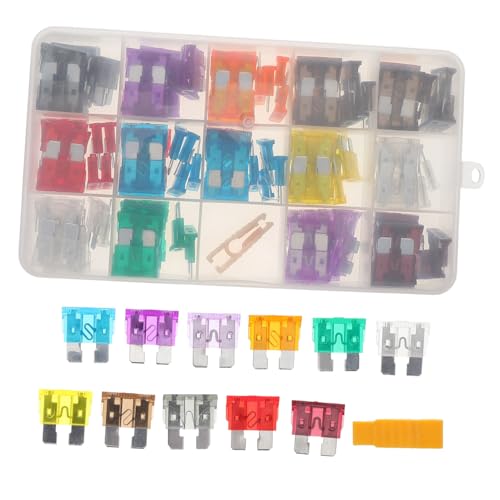 Ciieeo 150 Teiliger Sicherungseinsatz Sortiertes Auto Sicherungsset Auto Sicherungsset Flaches Mini Sicherungsset Autosicherung Autoteile Sicherungsersatzset Kfz von Ciieeo