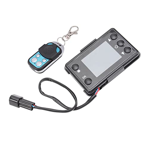 Ciieeo 1Satz Auto Heizlüfter Controller Mit LCD Display Und Fernbedienung Ersatzheizung Für Fahrzeuge Zeitsparende Steuerung Für Komfortable Innenraumheizung von Ciieeo