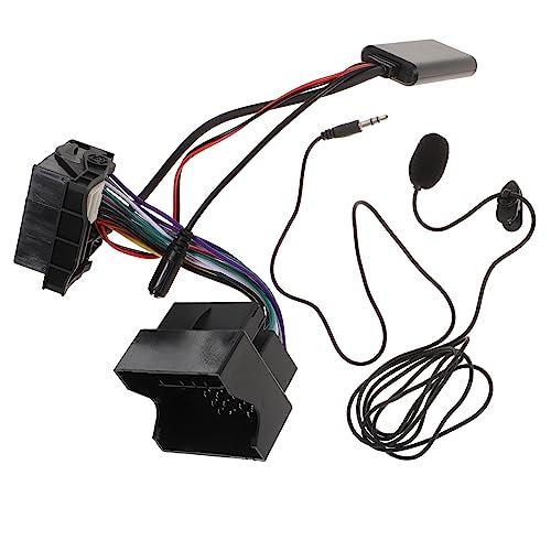 Ciieeo 1Satz Auto Kabelbaum Für Aux Musik Audio Anschlusskabel Mit Mikrofonadapter Kompatibel Mit Verschiedenen Fahrzeugmodellen von Ciieeo