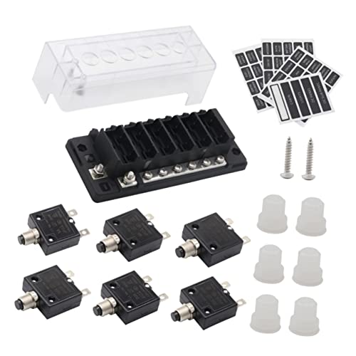 Ciieeo 1Satz Leistungsschalter Box Mit Busbar Für Fahrzeuge Überlastschutz Einfach Zu Installieren Hitzebeständig Für Autos Boote Suvs Wohnmobile Ciieeo 1Satz Leistungsschalter Box Mit Busbar Für Fahrzeuge Überlastschutz Einfach Zu Installieren Hitzebeständig Für Autos Boote Suvs Wohnmobile von Ciieeo