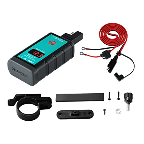 Ciieeo 1Satz USB Ladegerät Kit mit Type C und USB Terminalkabel Unabhängiger Knopfschalter für Smartphones und Scooter Ciieeo 1Satz USB Ladegerät Kit mit Type C und USB Terminalkabel Unabhängiger Knopfschalter für Smartphones und Scooter von Ciieeo